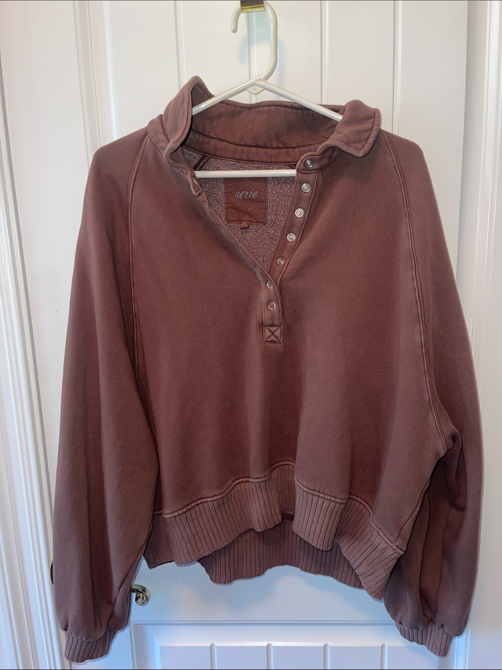 Super soft Aerie snap pullover